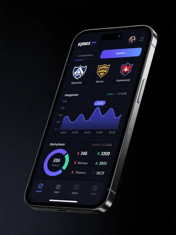 英雄联盟赛事分析App界面展示